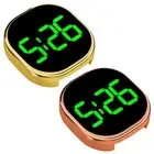 Mini Digital Clock Universal LED Digital Clock Car Dash Stick-On Clock Accessory