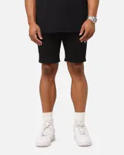 [SAINT MORTA] Saint Morta Dynasty Denim Shorts Black - Size 30 30 Black