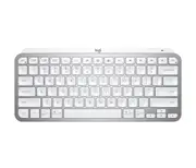 Logitech MX Keys Mini keyboard RF Wireless + Bluetooth Aluminium, White