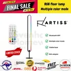 Artiss RGB LED Floor Lamp Remote Control Corner Light Stand Gaming Room 118CM
