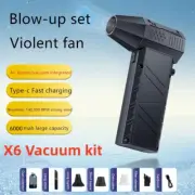 X6 Mini Turbo Jet Fan 53M/S Portable Turbo Fan 140000RPM Jet Turbo Blower Brushl