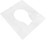 WOONEKY 60Pcs Disposable Toilet Seat Covers Skin Friendly Potty Covers Individually Wrapped for Travel Hospitals Hotels Public Restrooms Premium Pulp Material