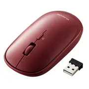 ELECOM Wireless Mouse 2.4GHz Slint M-TM10DBRD Thin Quiet 4 Buttons Presentation