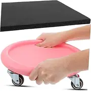 Outanaya Abdominal Exercise Wheel Roller Heavy-Duty Workout Roller Mat for Men Women