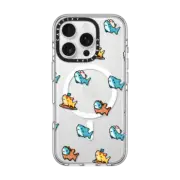 iPhone 16 Pro Clear Case MagSafe Compatible pixel Leonarudo