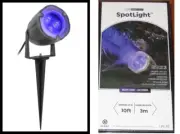 NEW-Black Light Halloween LED Spotlight Outdoor Landscape Lighting +3 way Switch
