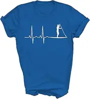 [DWIN] Stand Up Paddling Heartbeat Paddle Board Unisex Shirt Gift Women Men