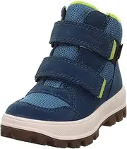 [Superfit] Boys' Tedd Warm Lined Snow Boots, Blue Light Green 8000, 34 EU Weit
