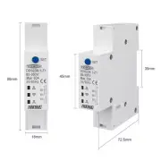 18mm 63a Timer Power For Zigbee Monitor Bidirectional Meter Voltage Protection