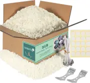 Soy Candle Wax for Candle Making - Natural Soy Wax for Candle Making 5 Lbs Bag