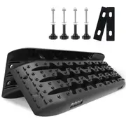 X-BULL Recovery tracks Sand Trucks Offroad With 4PCS Mounting Pins 4WDGen 2.0 - Black