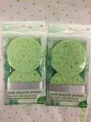 2 PACK X ECO TOOLS ECOTOOLS MASK REMOVER SPONGES 2 SPONGES PER PACK ~ Vegan NEW