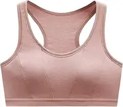 [Generic] Women Athletic Sexy Back Wrapped Chest Thin Without Bra Wireless Support Bras for Women
