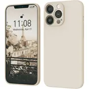 MCC iPhone 15 Pro Max Soft Liquid Silicone Shockproof Case Cover Apple ProMax [White]