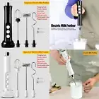 Rechargeable Milk Frother Handheld Electric with Stainless