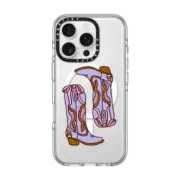 iPhone 16 Pro Clear Case MagSafe Compatible Bows and Boots