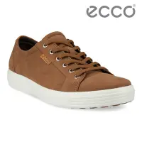 在飛比找Yahoo奇摩購物中心優惠-ECCO SOFT 7 M 柔酷簡約耐磨百搭皮革休閒鞋 男鞋