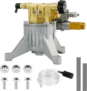 Hurotoms 7/8" Shaft Vertical Brass Pressure Washer Pump-3200 PSI @ 2.5 GPM-Universal OEM Pump for Most Brands of Gas Engine Power Washer Machine