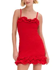 PatBO Papillon Jacquard Mini Dress