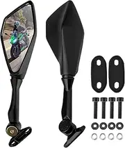 Refitial REFITIAL Motorcycle Side Mirrors Compatible with Kawasaki Ninja 300R EX300 250 636 ZX6R 2011-2018, Ninja 400 EX400 ABS 2018-2023 Mirrors Anti-glare Foldable Side Rear View Mirror