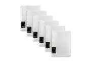 6pc Colourhide Display Book Folder Fixed File Document Holder 40-Sleeves Clear