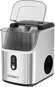 Devanti Ice Maker Machine 15Kg Nugget Ice Cube Tray 1.1L Countertop Portable