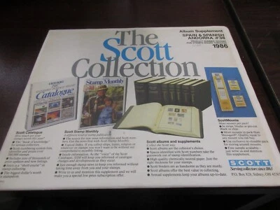 SCOTT ALBUM SUPPLEMENT SPAIN & SPANISH ANDORRA #38, 1986 W/FREE SHP.