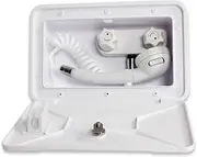 Outdoor RV Exterior Shower Box External Shower with Lock Fit for Caravan RV Parts and Accessories