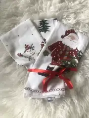 Chandler 4 Corners TOWEL Set Of 3 COTTON HAND Tea Towels. Christmas. C7