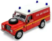Cararam 1:43 Scale Land Rover S3 109 - Hard Top Fire & Rescue