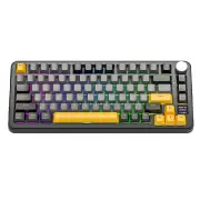 Attack Shark X85 Pro 81 Keys Mechanical Gaming Keyboard with Color Screen Three Mode Hot Swappable Gasket Structure RGB