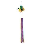 36"L ANGEL FISH & Rainbow RIBBON Windsock garden décor – In the Breeze ITB-5192