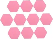 jojofuny 10pcs Felt Acoustic Wall Panels Decorative Office Message Boards Creative Memo Display Boards for Home School and Office Decor