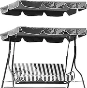 1 Pc Swing Seat Canopy - Porch Swing Canopy, Swing Top | Garden Swing Seat Canopy, Outdoor Garden Furniture Covers, Porch Swing Chair Canopy for Patio Porch Garden