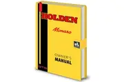 Holden Monaro Owners Manual A5 Premium Notebook Writing Stationery Yellow