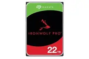 Seagate 22TB 3.5' IronWolf Pro SATA3 NAS Hard Drive 24x7 Performance 7200 RPM 256MB Cache HDD. 5 Years Warranty