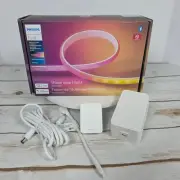 New PHILIPS Hue Smart Light Strip Gradient White Color 80"Base+AdapterPlugsWires