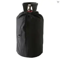 在飛比找蝦皮商城優惠-黑色 210D牛津布戶外小型丙烷煤氣罐保護罩