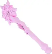 Homoyoyo Snowflake Wand: Flash Stick Snowflake Wand Girl Dress Glowing LED Light Glow Stick for Ice Role Playing Blue 32 cm Pink