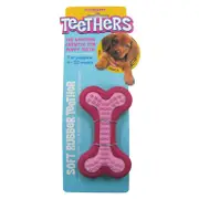 Teethers - Dental Massager Bone - Dog Chew Toy - Small / Various