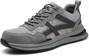 [SDEQA] Safety Shoes Men Lightweight Steel Toe Cap Trainers Breathable Comfortable Work Sneakers Industrial Protective Shoes
