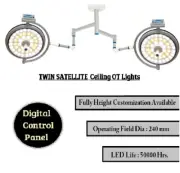 Best OT Light Twin satellite Examination & Operation Theater Ceiling OT Light