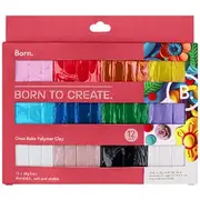 Born Polymer Clay Assorted 12 Pack
