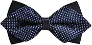 [Generic] Men Pre-tie Bow Ties Micro Checks Tuxedo Handmade Bowties