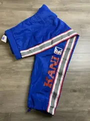 Karl Kani Side Tape Track Pants Hip Hop Y2K Street Wear Men’s Size Xl Blue Red