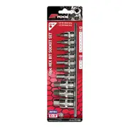 PK Tools Hex Bit Socket 3/8" & 1/4" dr Metric 6PT 10pc Set
