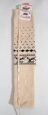 Inner Mongolia 85% Camel Wool Leg and Knee Warmers 50cm Natural Thermal