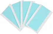 Daseeme 5 Sheets 60pcs Ha Tape Adhesive Glue 4cm*0.8cm Double Side Tape Waterproof for Lace Wig Ha Exion Tool
