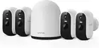 WUUK Outdoor Security Camera Wireless, 4-Cams Kit, 2K Home Security System with