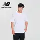 【New Balance】圓領親膚短袖上衣_男性_白色_MT41519WT